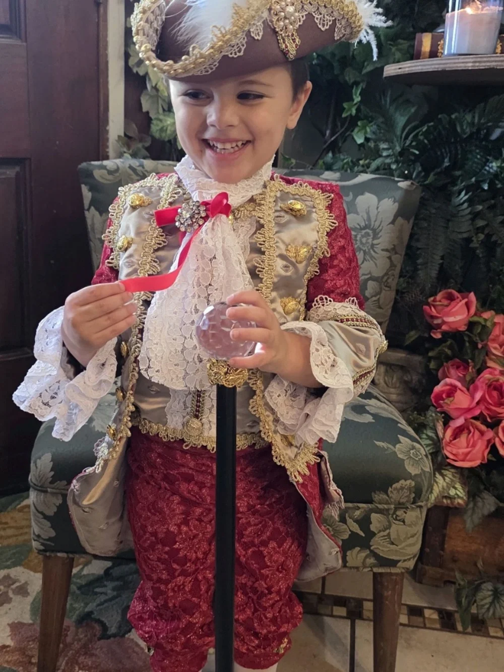 Little boy Size 3 versailles inspired outfit